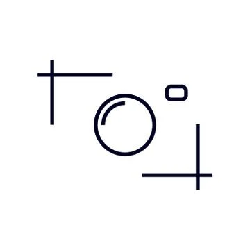 Silhouette of the camera. A camera icon for websites, programs, Stock Illustration