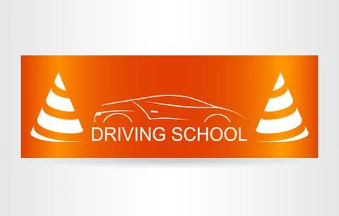 Silhouette of the car. Stock Illustration