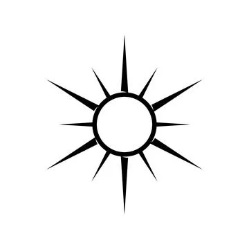 Silhouette compass wind rose element design with circle Stock Illustration