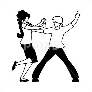Premium Photo | Ballrom dance couple in a dance pose isolated on white  bachground
