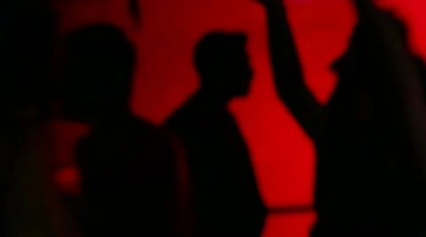 Silhouette dance - II Stock Footage 42552926