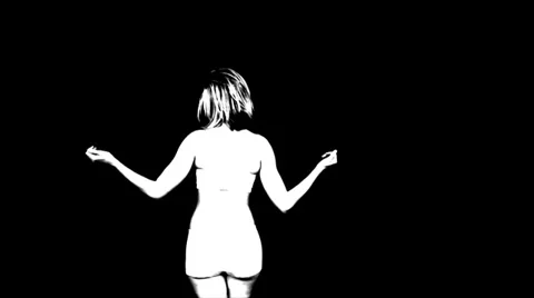 Silhouette Dancer Video stock 28601250