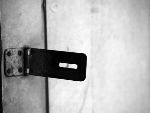SILHOUETTE/ DARK SHAPE OF HINGE Stock Photos