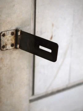 SILHOUETTE/ DARK SHAPE OF HINGE Foto stock