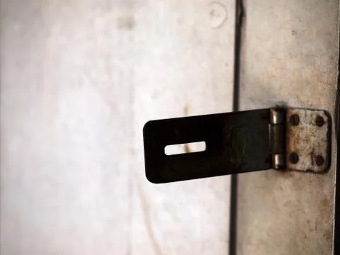 SILHOUETTE/ DARK SHAPE OF HINGE Stock Photos