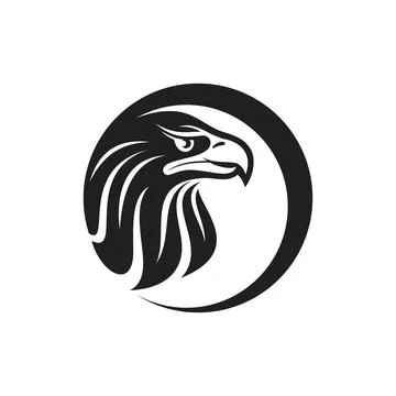 Silhouette design of head Eagle for your business symbol Stock Illustration