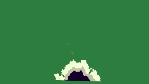 Silhouette Dynamic Transparent Background Animation Stock Footage 338012154