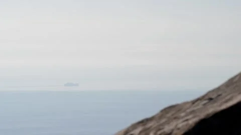 The silhouette of a ferry Video stock 149412479