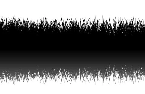 Silhouette of foliage Stock Illustration