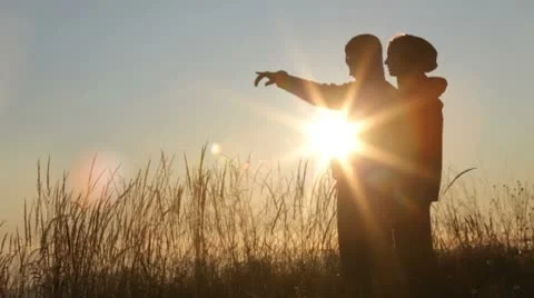 Silhouette Video stock 8851741