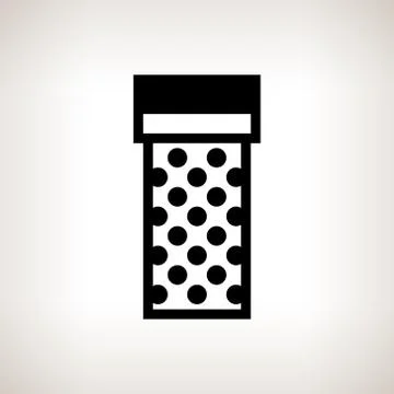 Silhouette gift box on a light background 스톡 일러스트