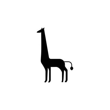 Silhouette of a giraffe icon. Element of animals icon for mobile concept and web Stock Illustration