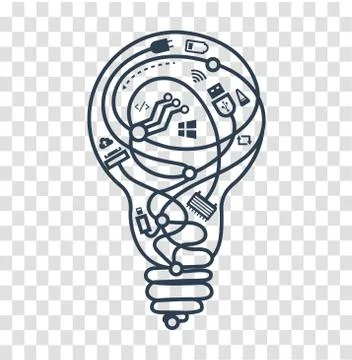 Silhouette icon work of system administrators Illustrazione stock