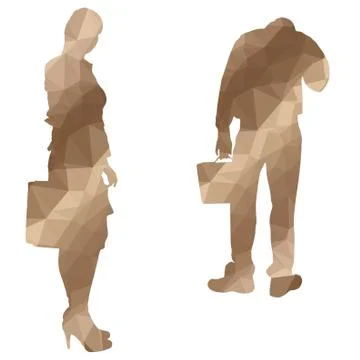 Silhouette Illustrazione stock