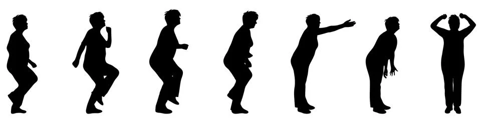 Silhouette Illustrazione stock