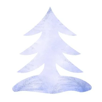 Silhouette lilac tree with purple background Stock Illustration