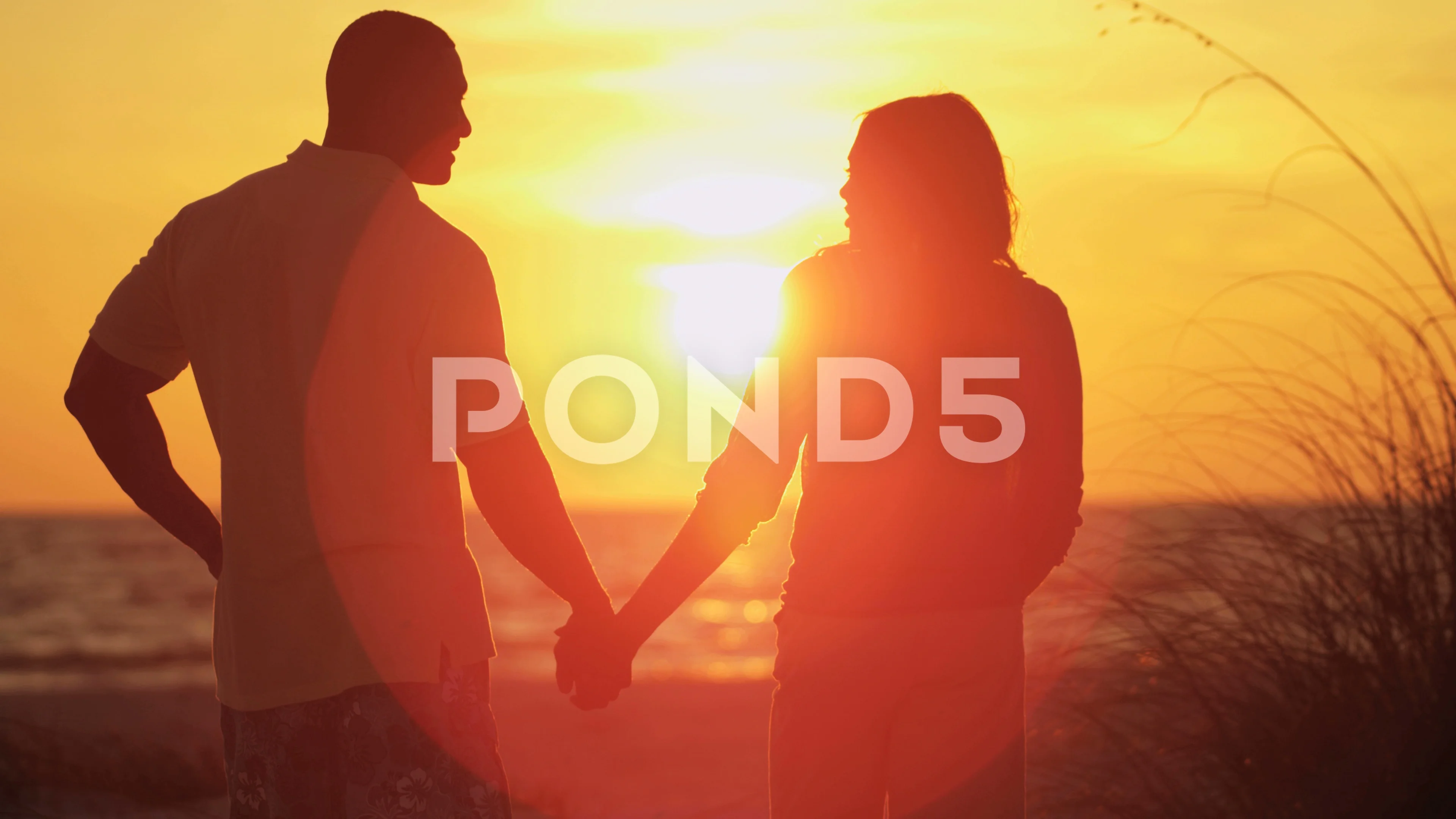 african american couple silhouette