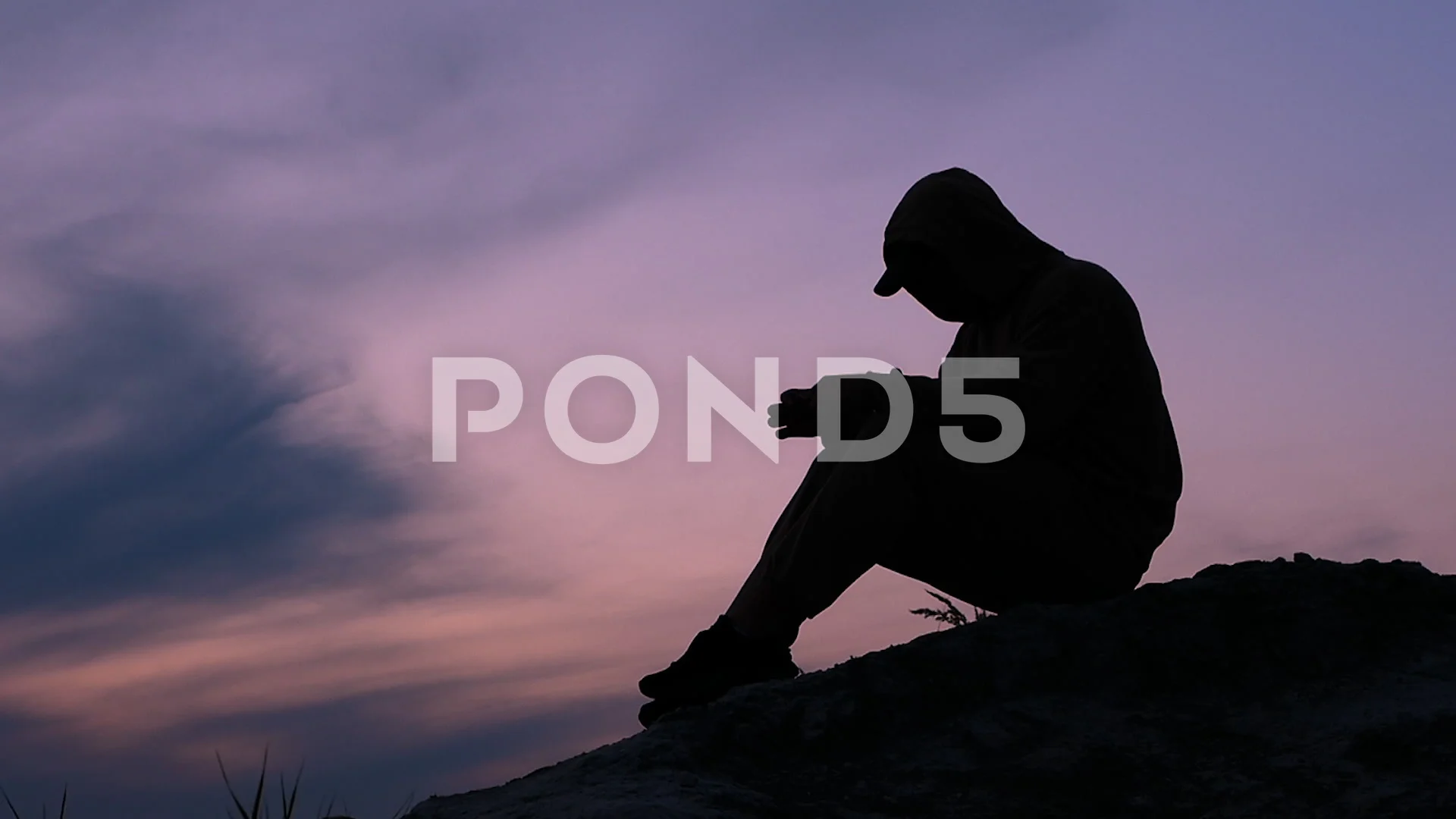 One Business Man Sad Lonely Silhouette Stock Photo - Image of