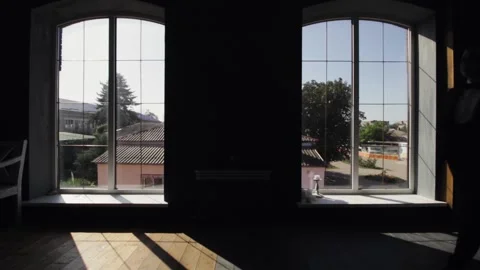 Silhouette of man Stock Footage 146642624