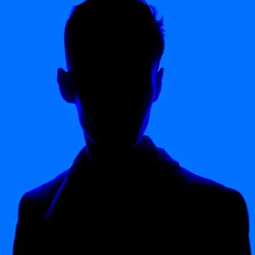 Silhouette of man Stock Photos