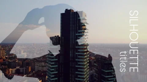 Silhouette Media Replacement Titles Stock After Effects