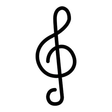 Silhouette notation composer icon vector Stock Illustration