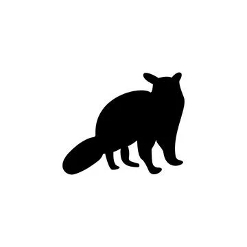 Silhouette of opossum icon. Element of animals icon for mobile concept and web Stock Illustration