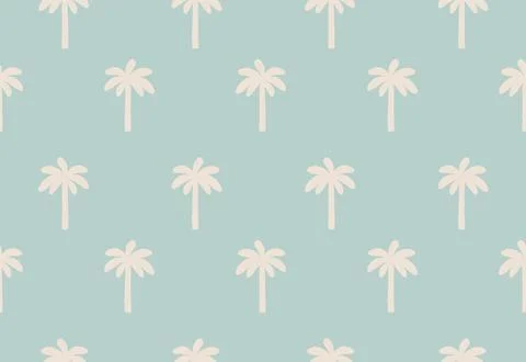 Silhouette palm tree pattern for background. seamless vector pattern, textile 스톡 일러스트