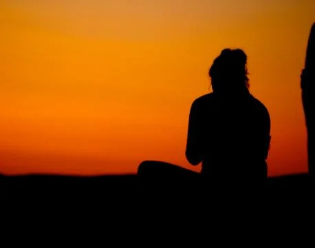 Silhouette 스톡 사진