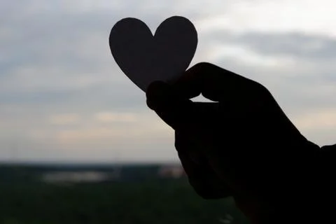 Silhouette Foto stock