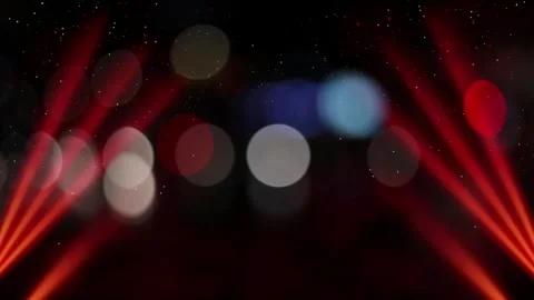 Silhouette of red lights Video stock 336590728