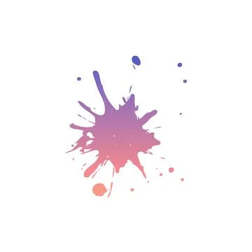 Silhouette shiny spot, blot . Vector illustration gradient Illustrazione stock