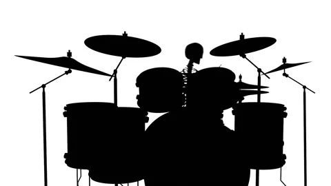 snare drummer silhouette