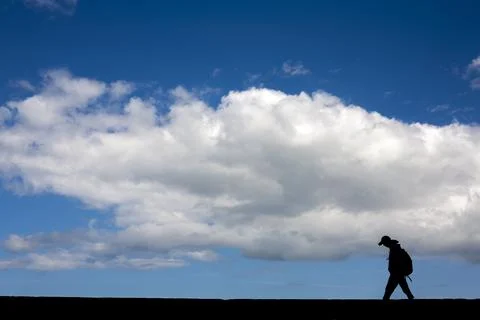 Silhouette in the sky Photos