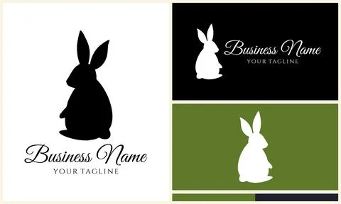 Silhouette squirrel vector logo template Illustrazione stock