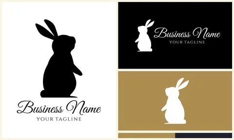 Silhouette squirrel vector logo template 스톡 일러스트