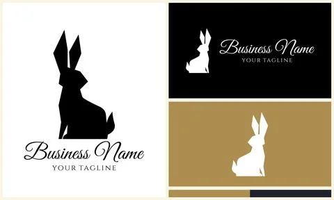 Silhouette squirrel vector logo template イラスト素材
