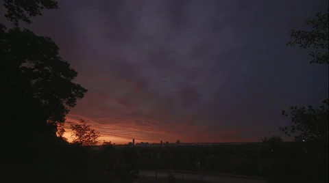 Silhouette of a sunset Vidéo 50482012