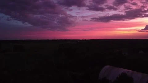 Silhouette Sunset Stock Footage 250557406
