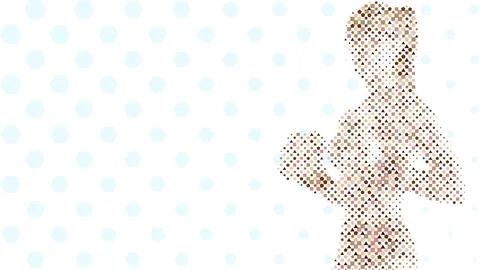 A silhouette vector from basic shape of a boxer athlete exercise routine Stock Illustration