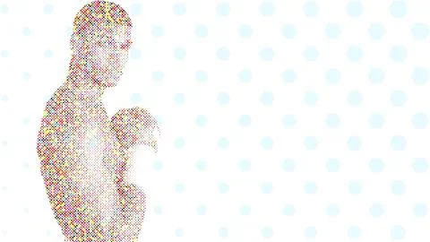 A silhouette vector from basic shape of a boxer athlete exercise routine 스톡 일러스트