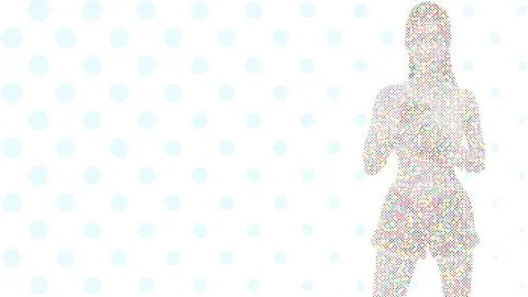 A silhouette vector from basic shape of a boxer athlete exercise routine Stock Illustration