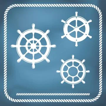Silhouette whip wheels Stock Illustration
