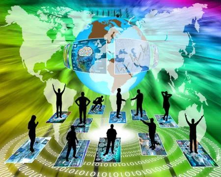 Silhouettes Illustrazione stock