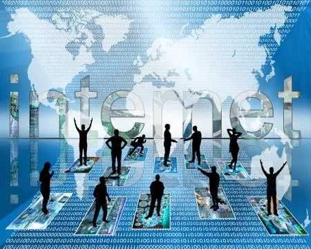 Silhouettes Stockillustratie