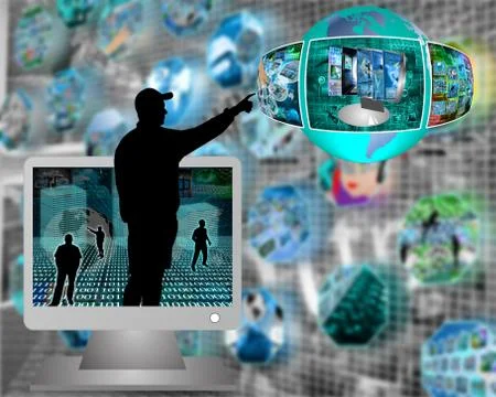 Silhouettes Stock Illustration