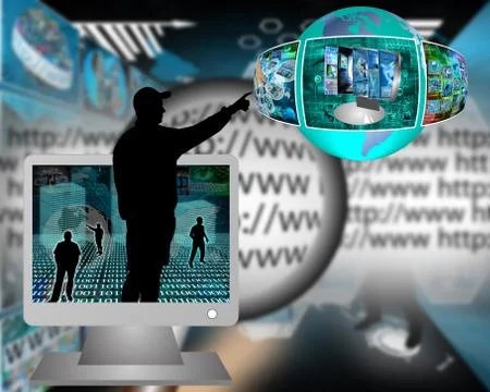 Silhouettes Stock Illustration