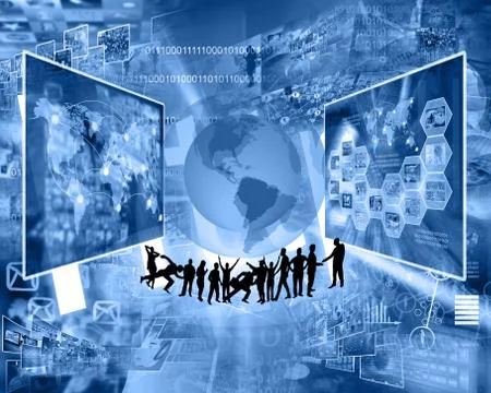 Silhouettes Stock Illustration