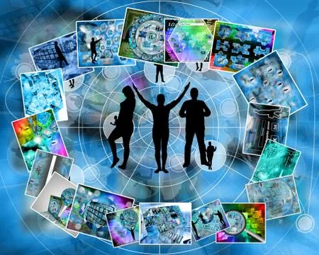 Silhouettes Stock Illustration