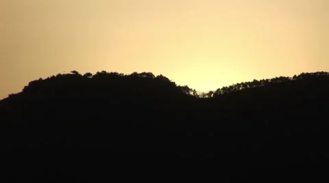 Silhouettes landscape Video stock 41590341